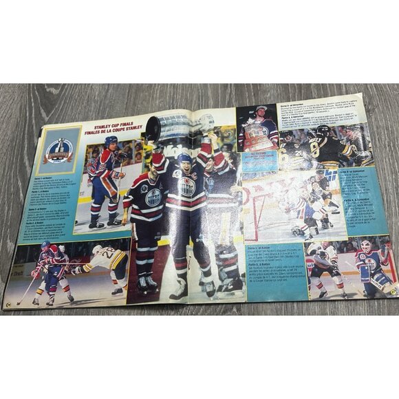 1990 PANINI NHL Hockey Sticker Album Wayne Gretzky Cover - Picture 5 of 9